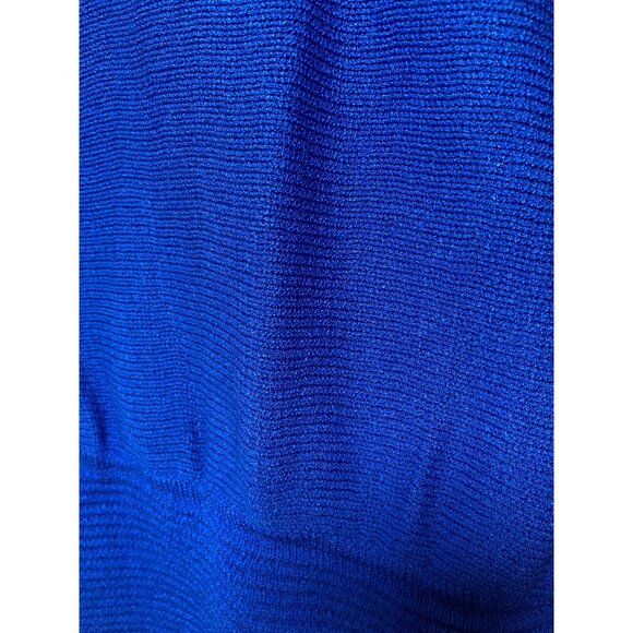 Vintage Blue Floral Sweater By UMI Collections Anne Crimins Sz Medium - Picture 14 of 14